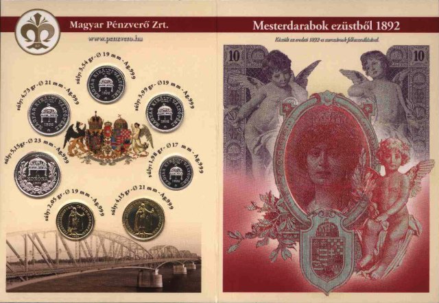 1892-es korona Mesterdarabok ezstbl fantziaveret