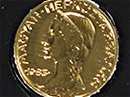 1983-as arany 5 fillér  hivatalos pénzverdei fantaziaveret
