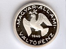1946-os ezüst 10 fillér  hivatalos pénzverdei fantáziaveret az 1946-os Mesterdarabok szett kiadásában