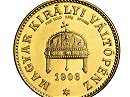 1906-os arany 20 fillr hivatalos pnzverdei fantziaveret