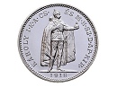 1918-as ezüst 20 korona hivatalos pénzverdei fantáziaveret