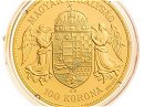 1907-es arany 100 korona hivatalos pnzverdei utnveret