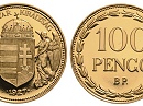 1927-es arany 100 pengő hivatalos pénzverdei fantáziaveret